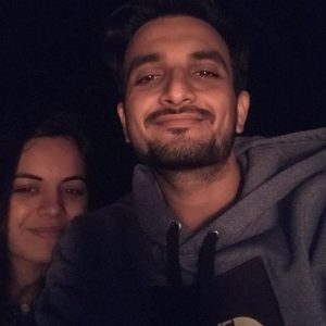 harshal patel with his wife